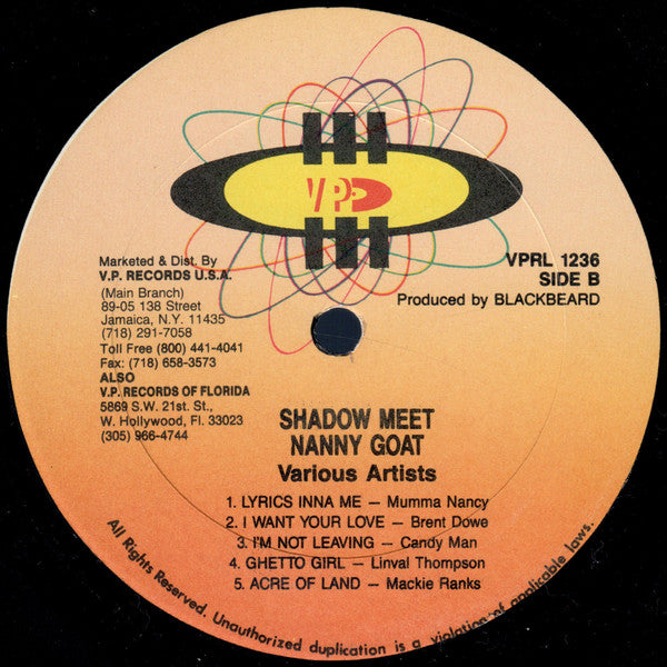 Various : Shadow Meets Nanny Goat (LP, Comp)