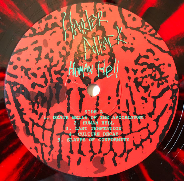Harter Attack : Human Hell (LP, Album, RE)