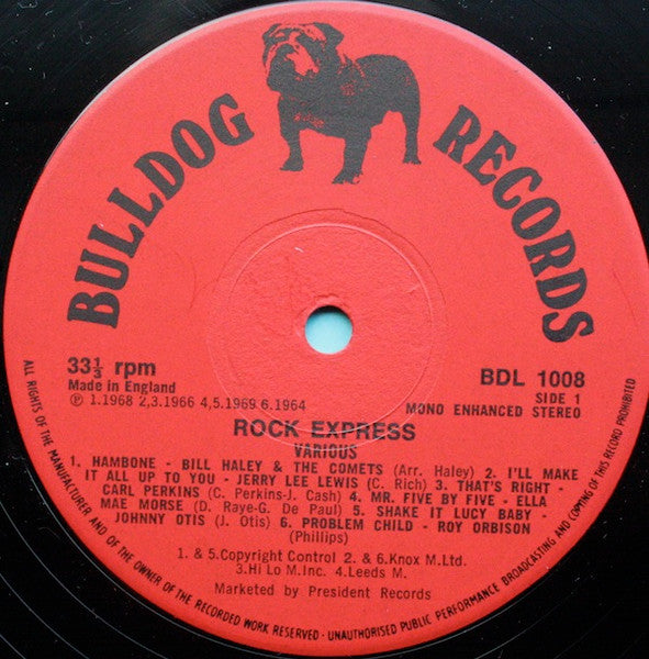 Various : Rock Express (LP, Comp)