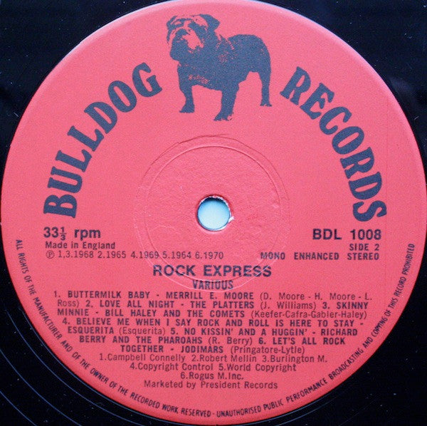 Various : Rock Express (LP, Comp)