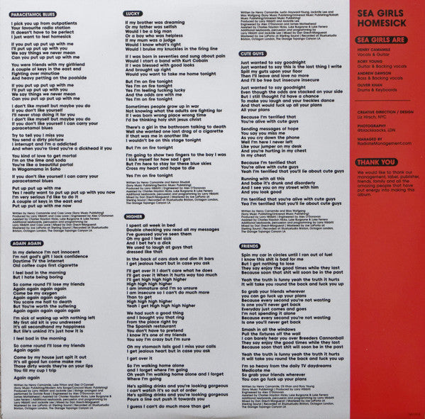Sea Girls : Homesick (LP, Album)
