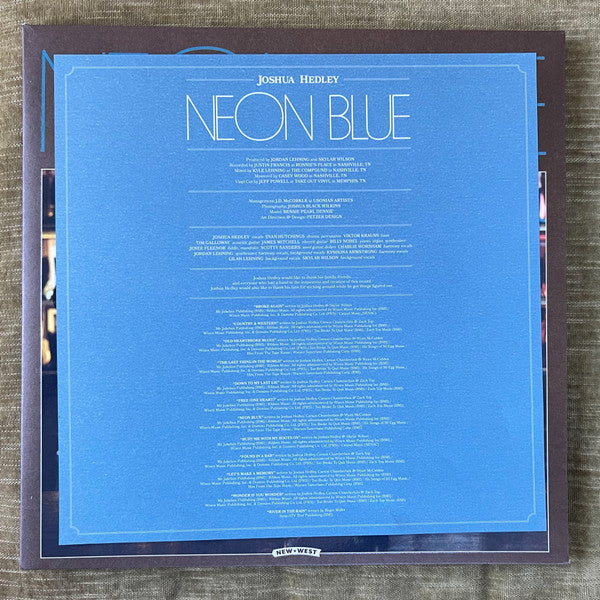 Joshua Hedley : Neon Blue (LP, Ltd, Neo)