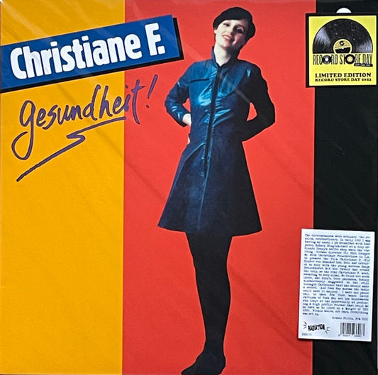 Christiane F. : Gesundheit! (12", RSD, Ltd, M/Print, RE, Red)