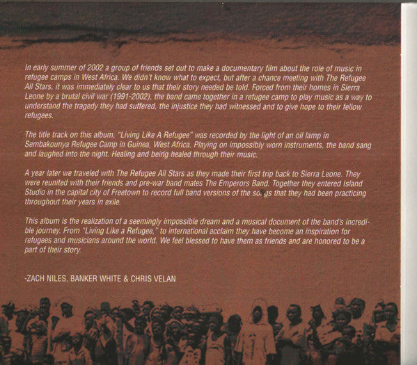 Sierra Leone's Refugee All Stars : Living Like A Refugee (CD, Album)