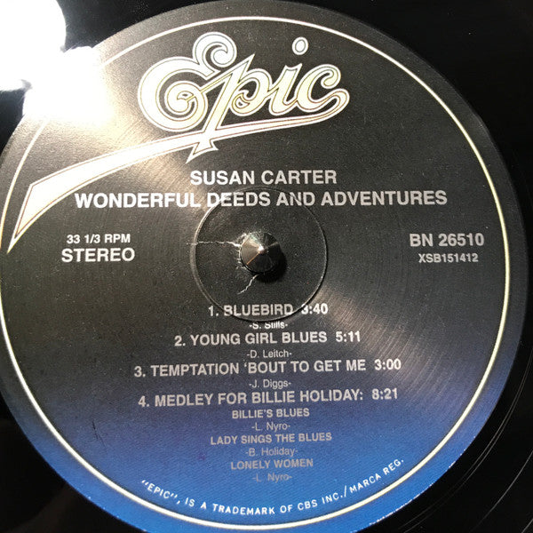 Susan Carter : Wonderful Deeds And Adventures (LP, Album)