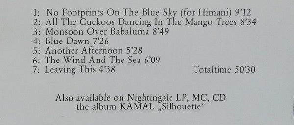 Kamal : Blue Dawn (Cass, Album)