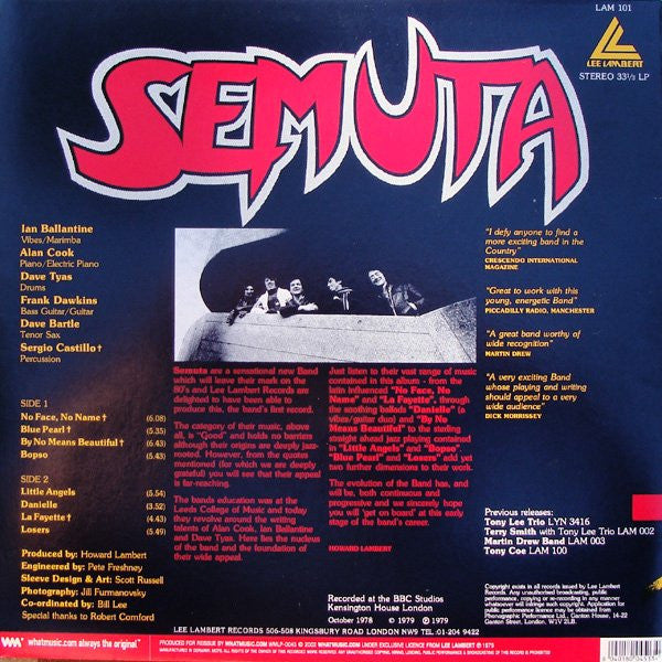 Semuta (2) : Semuta (LP, Album, RE)