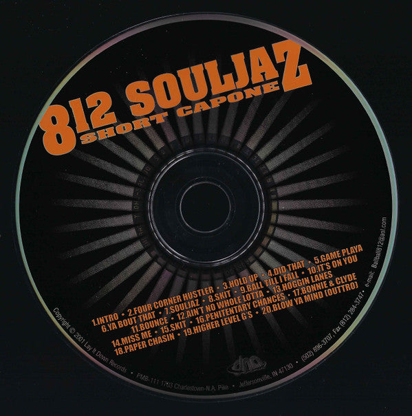 Short Capone* Of 812 Souljaz : Four Corner Hustler (CD, Album)