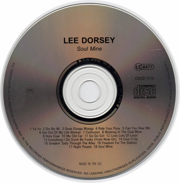 Lee Dorsey : Soul Mine (CD, Comp, Mono)