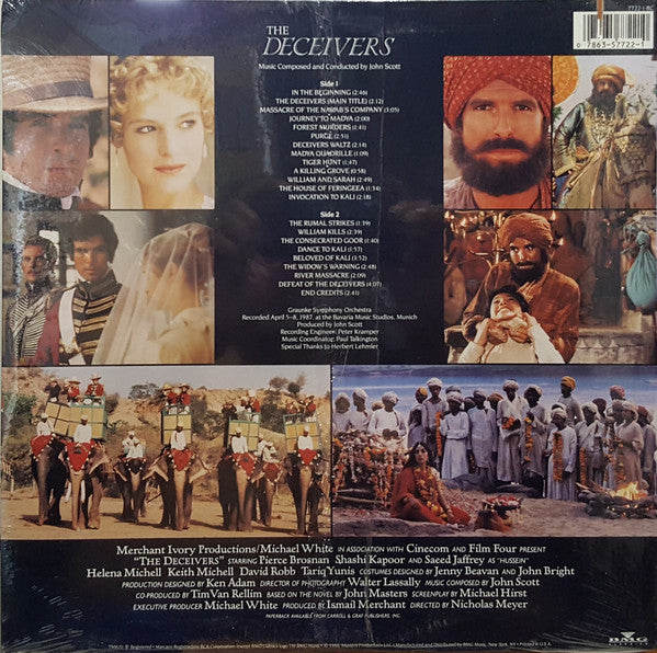 John Scott : The Deceivers (Original Soundtrack Recording) (LP, Album)
