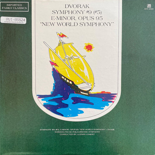 Dvorak*, Norddeutsche Philharmonie Symphony, Ludwig Zamert : Symphony No. 9 In E Minor, Op.95, "New World" (LP, Album)