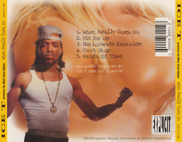 Ice-T Presents The West Coast Rydaz : What Really Goes On (CD, EP)