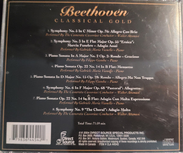 Ludwig van Beethoven : Classical Gold (CD)
