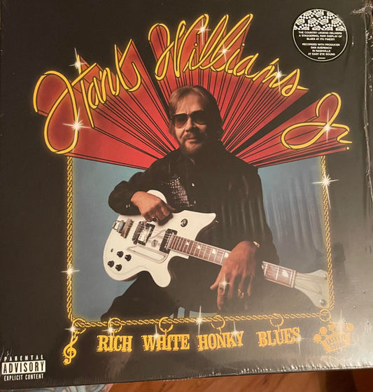 Hank Williams Jr. : Rich White Honky Blues (LP, Album)
