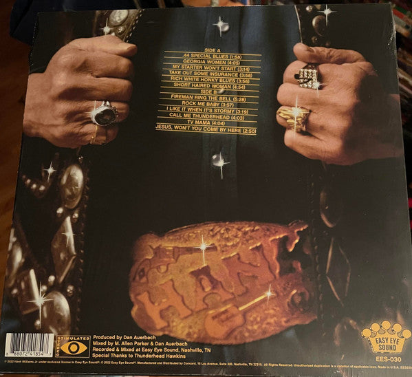 Hank Williams Jr. : Rich White Honky Blues (LP, Album)