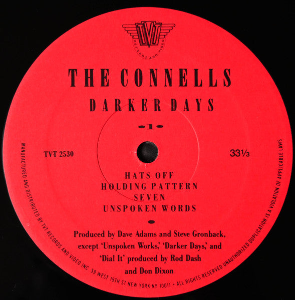 The Connells : Darker Days (LP, Album, RE)