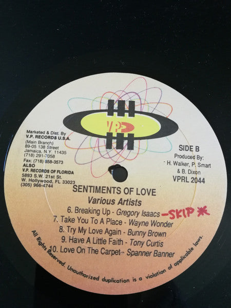 Various : Sentiments Of Love (LP, Comp)