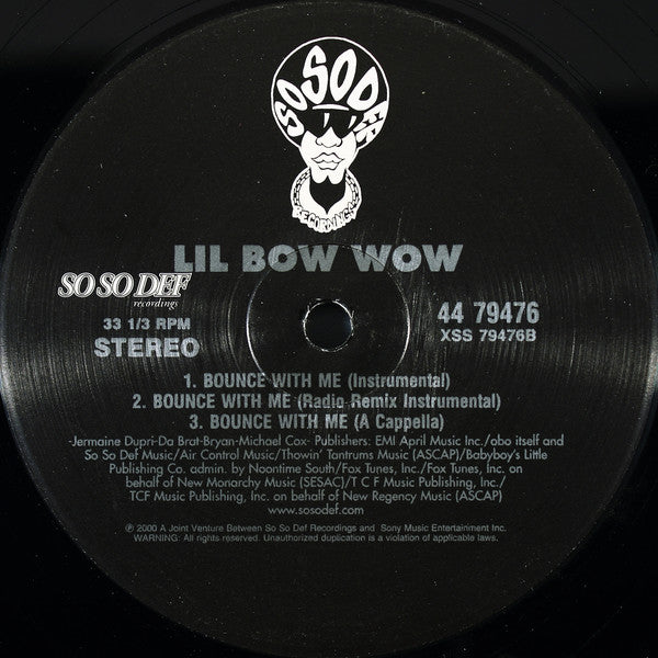 Lil' Bow Wow : Bounce With Me (12")