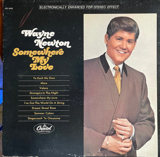 Wayne Newton : Somewhere My Love (LP)