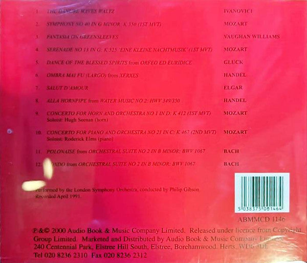 London Symphony Orchestra, Ion Ivanovici / Wolfgang Amadeus Mozart / Ralph Vaughan Williams / Christoph Willibald Gluck / Georg Friedrich Händel / Johann Sebastian Bach : Great Movements (CD)
