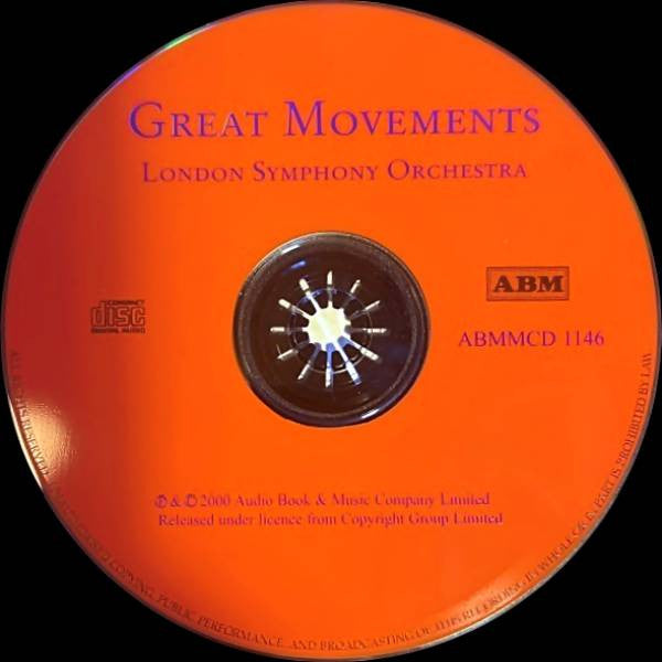 London Symphony Orchestra, Ion Ivanovici / Wolfgang Amadeus Mozart / Ralph Vaughan Williams / Christoph Willibald Gluck / Georg Friedrich Händel / Johann Sebastian Bach : Great Movements (CD)