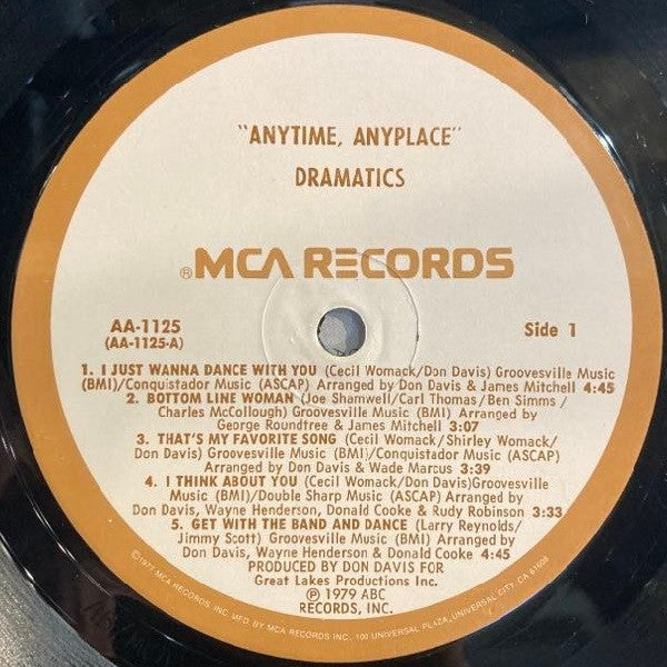 The Dramatics : Any Time Any Place (LP, Album)