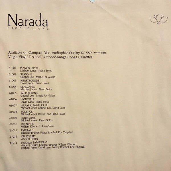 Narada Artists : Sampler #2 (LP, Smplr)