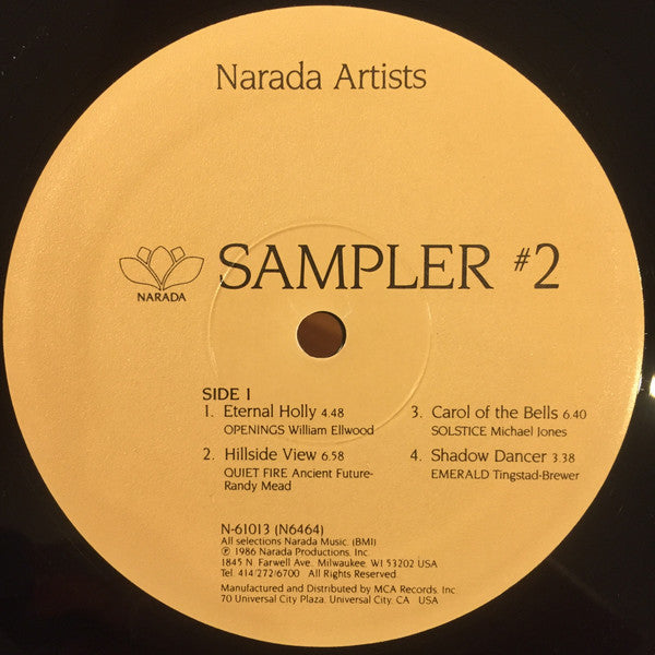 Narada Artists : Sampler #2 (LP, Smplr)