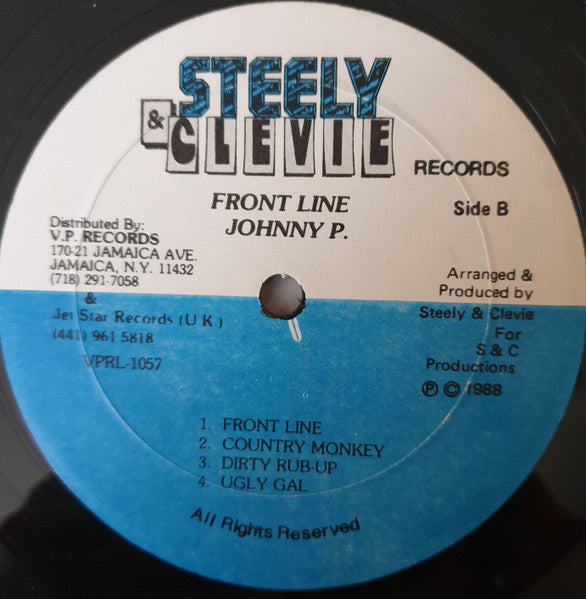 Johnny P : Front Line (LP, Album)