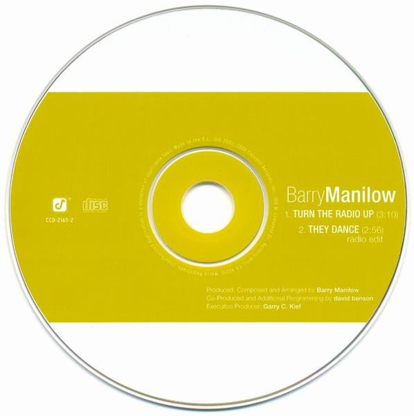 Barry Manilow : Turn The Radio Up (CD, Single)