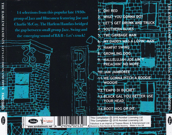 The Harlem Hamfats : Let's Get Drunk And Truck (CD, Comp, RE)