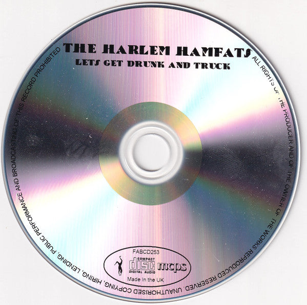 The Harlem Hamfats : Let's Get Drunk And Truck (CD, Comp, RE)