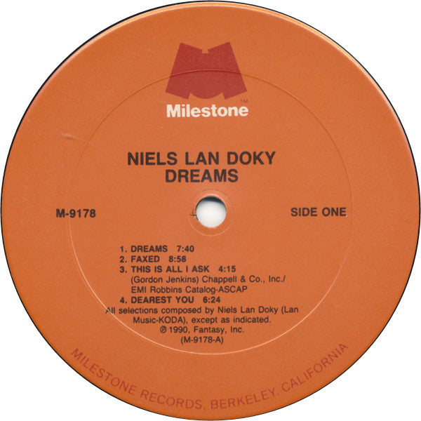 Niels Lan Doky : Dreams (LP, Album)
