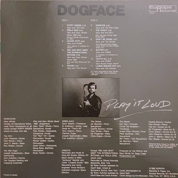 Gary Windo : Dogface (LP, Album)