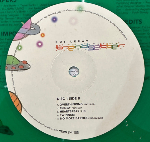 Coi Leray : Trendsetter (2xLP, Album, Ltd, Gre)