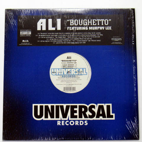 Ali (2) : Boughetto / I Got This (12", Single)