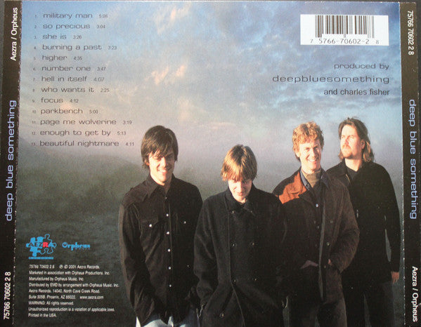 Deep Blue Something : Deep Blue Something (CD, Album)