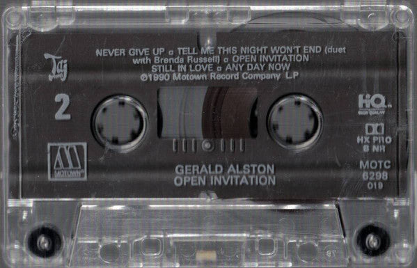Gerald Alston : Open Invitation (Cass, Album)