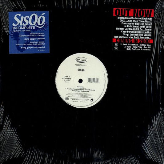 Sisqo : Incomplete (12")