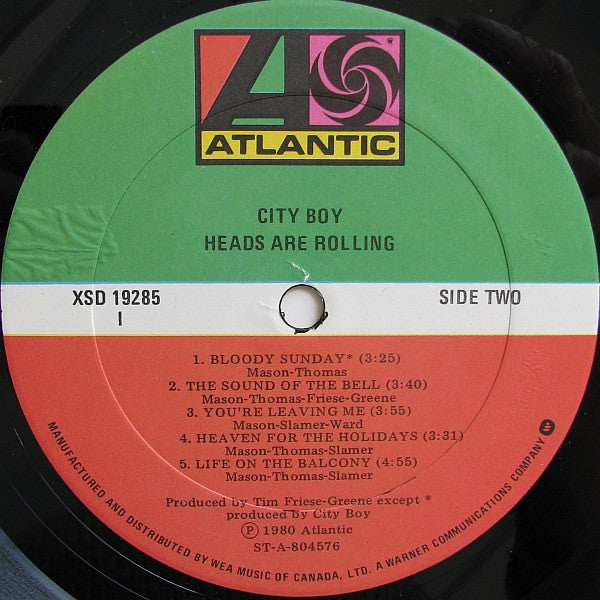 City Boy : Heads Are Rolling (LP, Album)