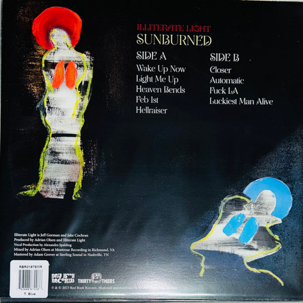 Illiterate Light : Sunburned (LP, Club, Tra)