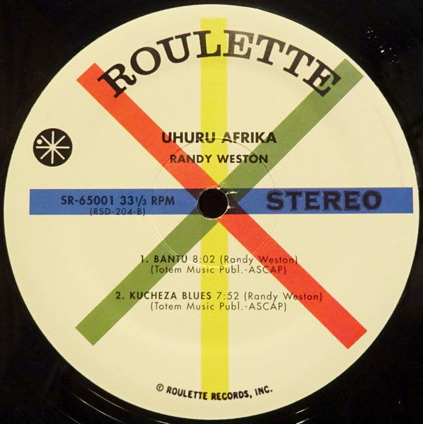 Randy Weston : Uhuru Afrika (LP, Album, RE)