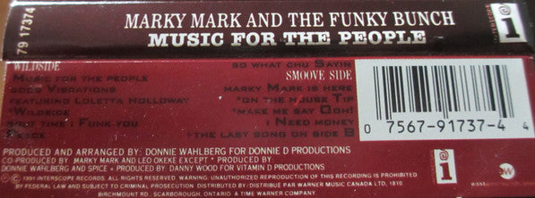 Marky Mark And The Funky Bunch : Music For The People (Cass, Album)