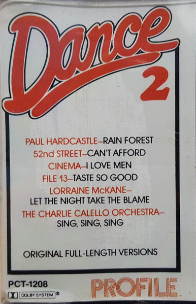 Various : Dance 2 (Original Full-Length Versions) (Cass, Comp)