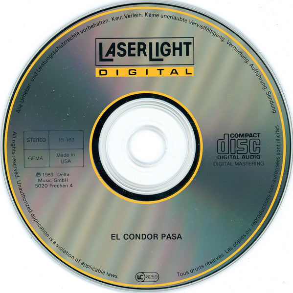 Various, Juan Campolargo, Los Indios, Los Craneos : El Condor Pasa: Indian Harps And Flutes (CD, Album)