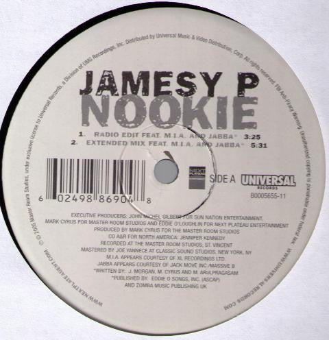 Jamesy P : Nookie (12")