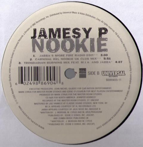 Jamesy P : Nookie (12")