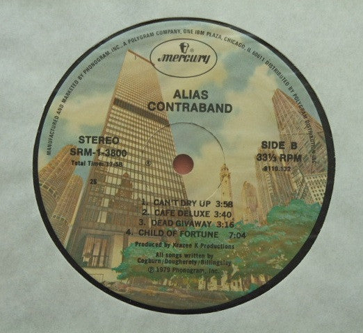 Alias (37) : Contraband (LP, Album, PRC)