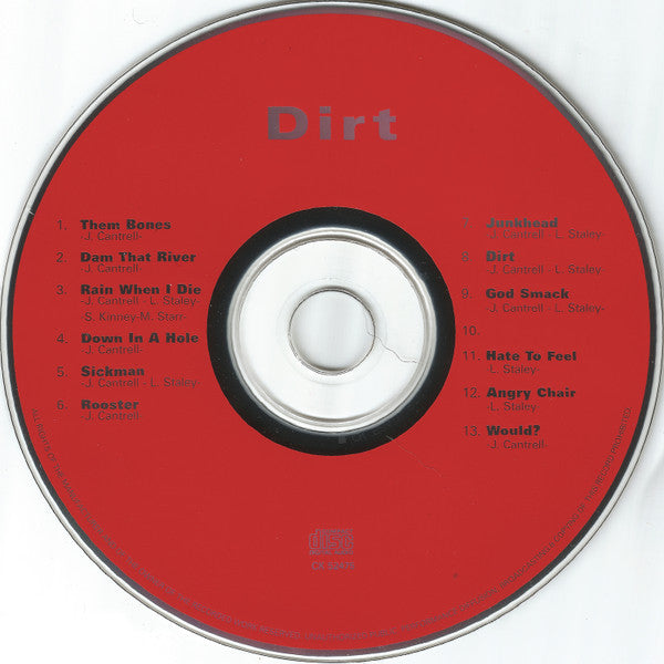 Alice In Chains : Dirt (CD, Album, RP)