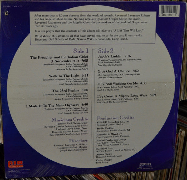 Reverend Lawrence Roberts* And The Angelic Choir Of The First Baptist Church Of Nutley, N.J.* : The Preacher And The Indian Chief (LP, Album)